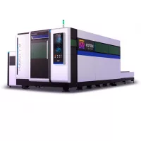 FL-L2040FH-1000-Raycus Оптоволоконный лазерный станок для резки для листового металла с кабинетной защитой