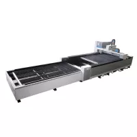 FL-L2060FE-1000-Raycus Бюджетный лазерный станок для резки листового металла со сменным столом